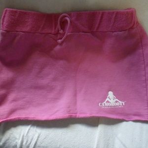 Pink Camo Booty Cotton Skirt